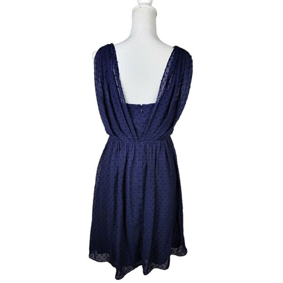 J.Crew Marlow Swiss-Dot Dress. Royal Blue 8P#026 - Picture 9 of 16